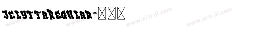 jelyttaRegular字体转换