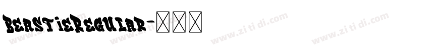 BeastieRegular字体转换