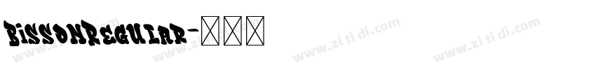 BissonRegular字体转换