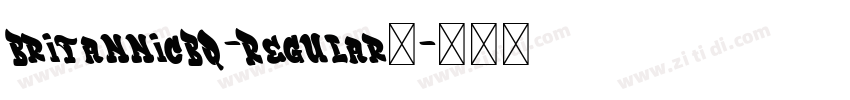 BritannicBQ-Regular免字体转换