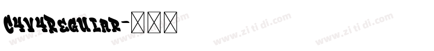 C4v4Regular字体转换