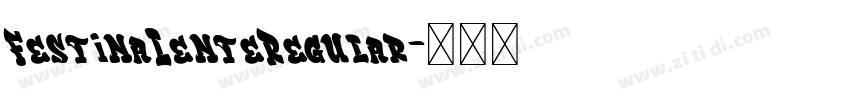 FestinaLenteRegular字体转换