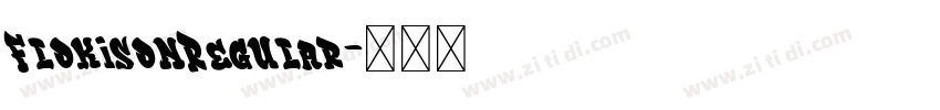 FlokisonRegular字体转换