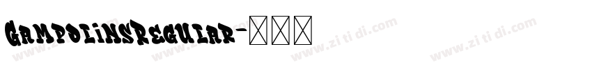 GampolinsRegular字体转换