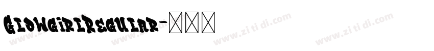 GlowgirlRegular字体转换