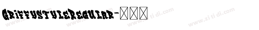 GriffystyleRegular字体转换