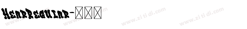 HearRegular字体转换