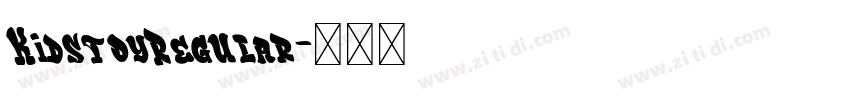 KidstoyRegular字体转换