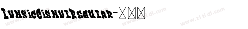 LynsicCisnylRegular字体转换