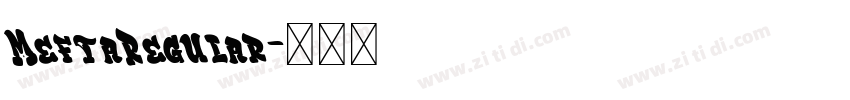 MeftaRegular字体转换