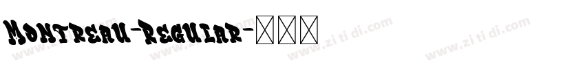 Montreau-Regular字体转换
