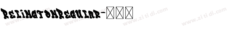 RelingtonRegular字体转换