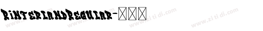 RinterlandRegular字体转换 RinterlandRegular字体转换