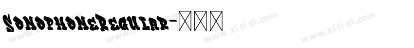 SonophoneRegular字体转换