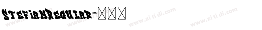 StefianRegular字体转换