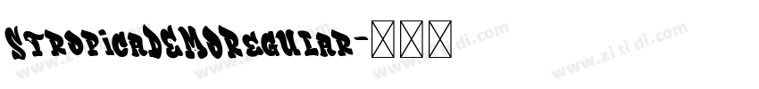 StropicaDEMORegular字体转换