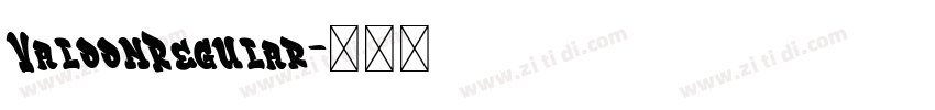 ValoonRegular字体转换