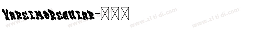 VarelmoRegular字体转换