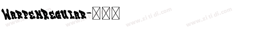 WarpenRegular字体转换