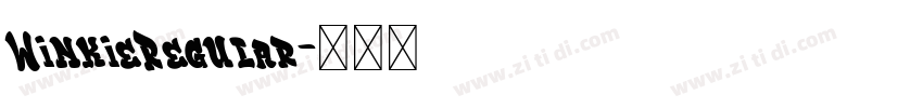 WinkieRegular字体转换