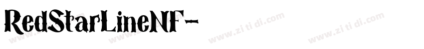 RedStarLineNF字体转换