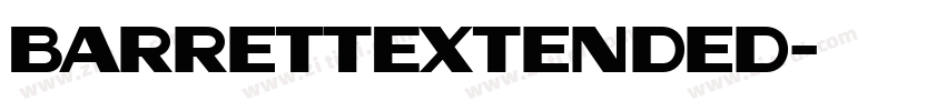 BarrettExtended字体转换