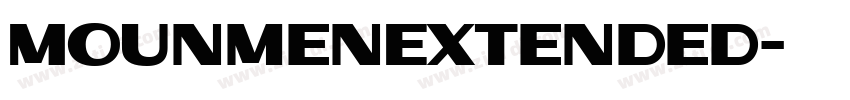 MounmenExtended字体转换