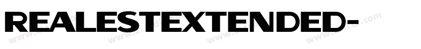 RealestExtended字体转换