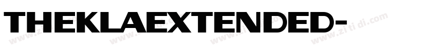 TheklaExtended字体转换
