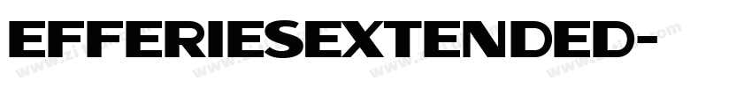 efferiesExtended字体转换