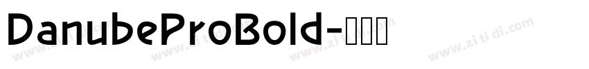 DanubeProBold字体转换