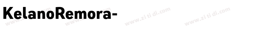 KelanoRemora字体转换