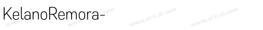 KelanoRemora字体转换