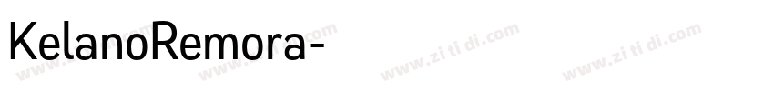 KelanoRemora字体转换