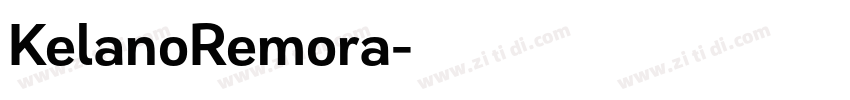 KelanoRemora字体转换