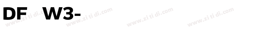 DF金文体W3字体转换