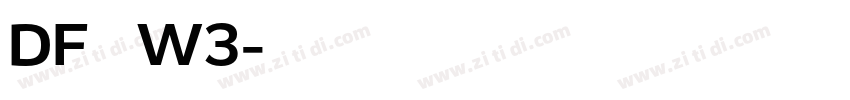 DF金文体W3字体转换