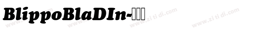 BlippoBlaDIn字体转换