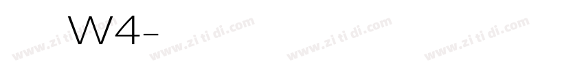 华康竹风体W4字体转换