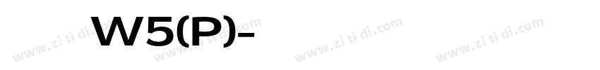 華康正顏楷體W5(P)字体转换