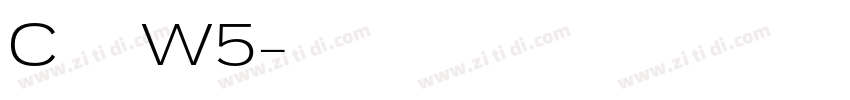 C华康黑体W5字体转换