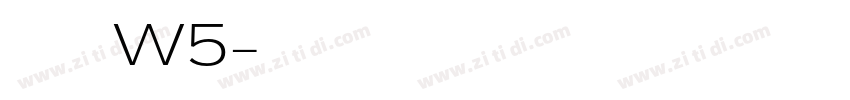 华康方圆体W5字体转换