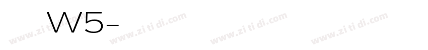 华康行楷W5字体转换