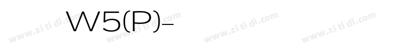 華康正顏楷體W5(P)字体转换
