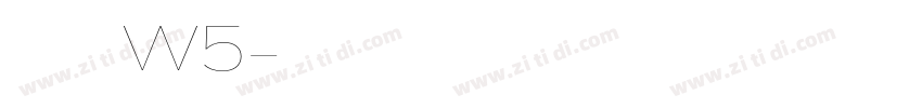 华康方圆体W5字体转换