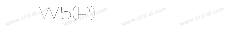 華康正顏楷體W5(P)字体转换