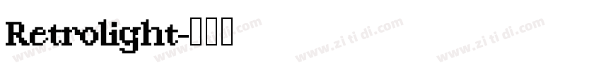 Retrolight字体转换
