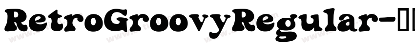 RetroGroovyRegular字体转换