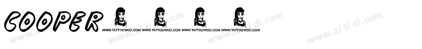 cooper字体转换