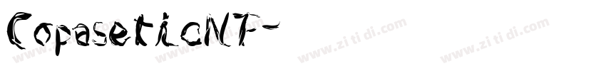 CopaseticNF字体转换